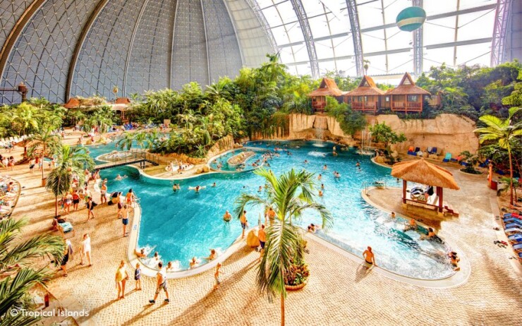 Aquapark Tropical Islands u Berlína aneb Naprosto nová kategorie vodních zážitků