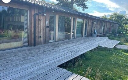 Dřevěnice na samotě, ubytování u rybníku