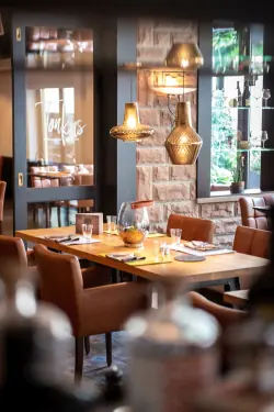 Restaurace, Hotel Blesius Garten ****, Trevír, Německo