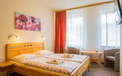 Pokoje, Pension U Koupaliště, Tisá, Labské pískovce