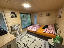 Wnętrze, Glamping U žabky, Prostějov