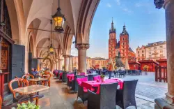 Rynek Glowny, Krakow, Polsko