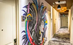 Moderní chodba, hotel T62 ***. Maďarsko, Budapešť