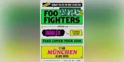 Foo Fighters - TAKE COVER TOUR 2026 Münchenben