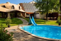 Bazén so šmykľavkou, Hotel Piroska ****, Bük, Bük, Maďarsko