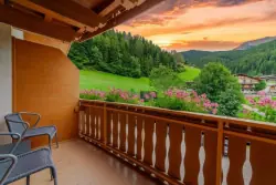 Widok na pokój, Almhotel Bergerhof, Sarntal, Włochy