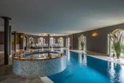 Beltéri bazén, Hotel Solea Südtirol ****, Schenna, Taliansko