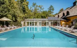 Venkovní bazén, Nyerges Hotel Termál ***, Monor, Maďarsko