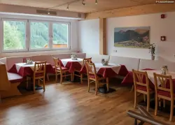 Szállodai étterem, Hotel Gasthof Andreas ***, Obertilliach, Ausztria