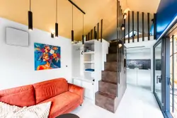 Interiér, Tiny house Tinyo Ostravinka, Zábřeh, Ostrava