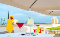 Terasa, Hotel Akadémia ****, Balatonfüred, Maďarsko