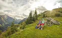 Kerékpározás érintetlen természeti környezetben, Kaprun