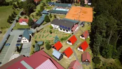 Letecký pohľad, Resort Ráj Srbsko ***, Srbsko, Stredné Čechy, Česko