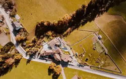 Widok z lotu ptaka, Hotel Bergschlössl ****, Luson