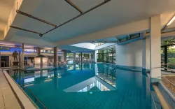 Bazén, Terme Olympia **** Szálloda, Montegrotto Terme (PD), Olaszország