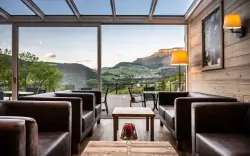 Terasa, Parc Hotel Miramonti ****, Dolomity, Fiè, Taliansko