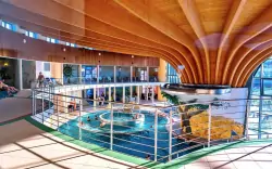 Podhájská: Pobyt v Penzionu Podhájčanka se snídaněmi a vstupem do termálního wellness Aquamarín s bazény