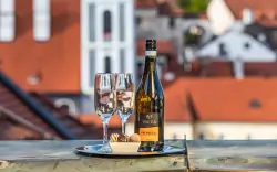 Terasa a Prosecco, Hotel Peregrin *** v Českém Krumlově