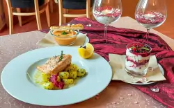 Večeře, Hotel Belaria Resort ***, Hradec nad Moravicí