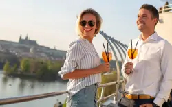 Terasz, Hotel Tančící dům ****, Prága