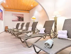 Relaxačné lehátka, Ferienhotel Alber ***, Mallnitz, Alpy, Rakúsko