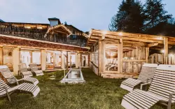 Leżaki zewnętrzne, Hotel Bergschlössl ****, Luson