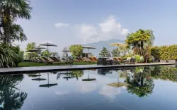 Basen z leżakami, Hotel Solea Südtirol ****, Scena, Włochy
