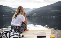 Tó, Hotel Seevilla Freiberg ****, Zell am See, Ausztria