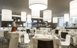 Restaurace, Du Lac et Du Parc Grand Resort ****, Riva del Garda, Itálie