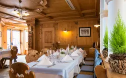 Restaurace, Santeshotel ****, Jižní Tyrolsko, Itálie