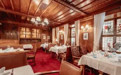 Étterem, Hotel Unterwirt ****superior, Chiemgau, Németország