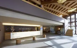 Recepcja, Blu Hotel Acquaseria ****, Ponte di Legno, Włochy