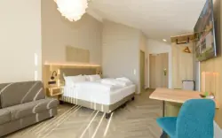 Moderní hotelový pokoj, BERGlässig Hotel Bodenmais ****, Bodenmais, Německo