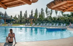 Vonkajší bazén, MJUS Resort & Thermal Park ****, Körmend , Maďarsko