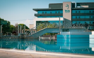 Vonkajšie bazény, Tisia Hotel & Spa ****, Maďarsko