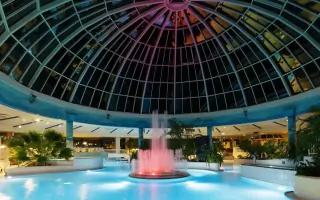 Bazén, Sachsen Therme, Leipzig, Německo