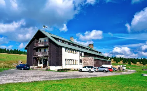 Dvorská Bouda, Strážné, Karkonosze