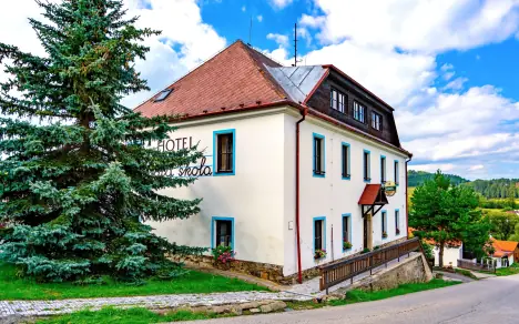 Hotel Stará Škola na Šumava niedaleko Lipna jest idealnym miejscem dla rodzin