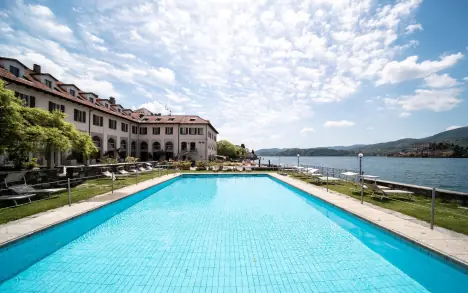 Medence, Hotel San Rocco ****, Orta San Giulio NO, Olaszország