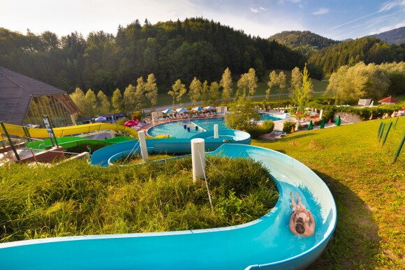 Vízi park, NaturHotel Snovik ****, Laze v Tuhinju, Savinja Alpok, Szlovénia