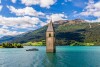 Reschensee, Ausztria, Tirol