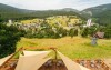 Výhled z terasy, Horská chata Orlík ***, Pec pod Sněžkou, Krkonoše, Česko
