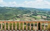 Výhled, Hotel Fortebraccio, Montone, Itálie