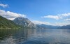 Hegyek és tó, Boutiquehotel Zum Goldenen Hirschen, Gmunden, Ausztria