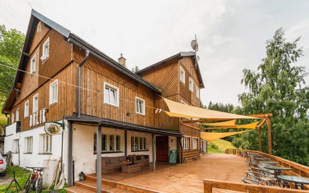Dřevěný hotel, Horská chata Orlík ***, Pec pod Sněžkou, Krkonoše, Česko