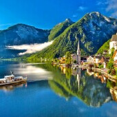 Hallstatt városa és tava